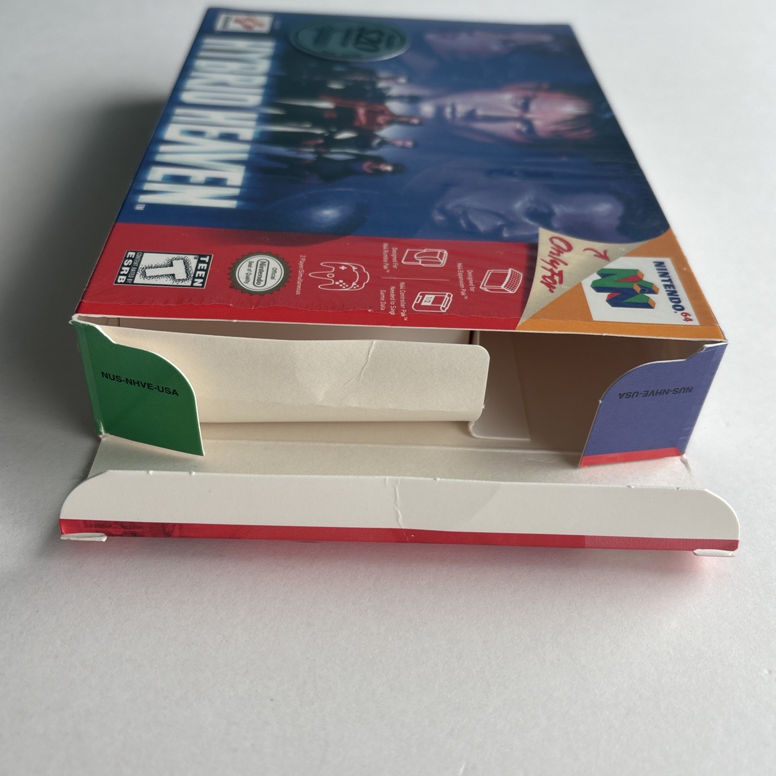 MINT Hybrid Heaven Nintendo 64 N64 Authentic Complete In Box CIB Sticker Variant