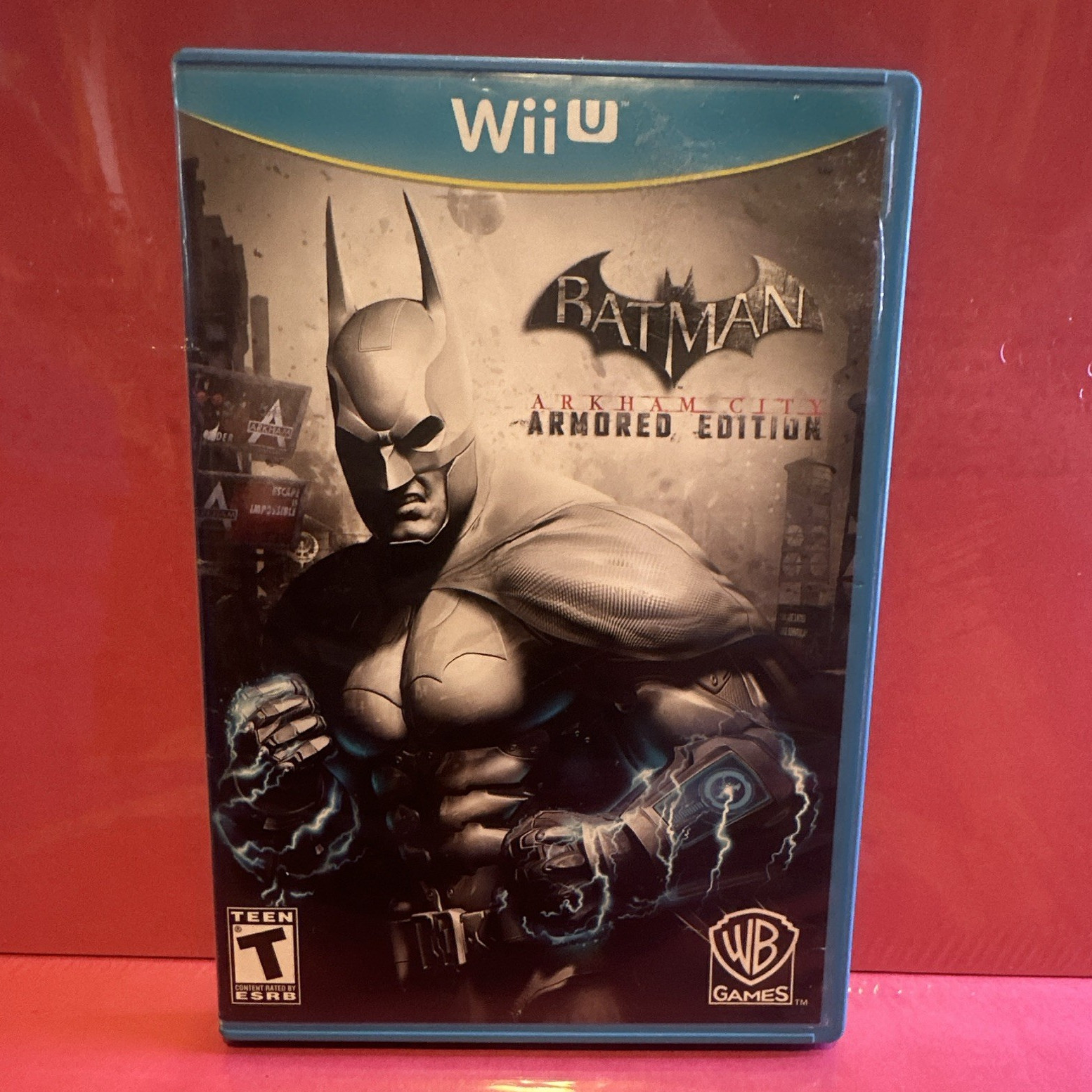 WB Games Batman: Arkham City Armored Edition Wii U T NTSC-U/C Manual Case
