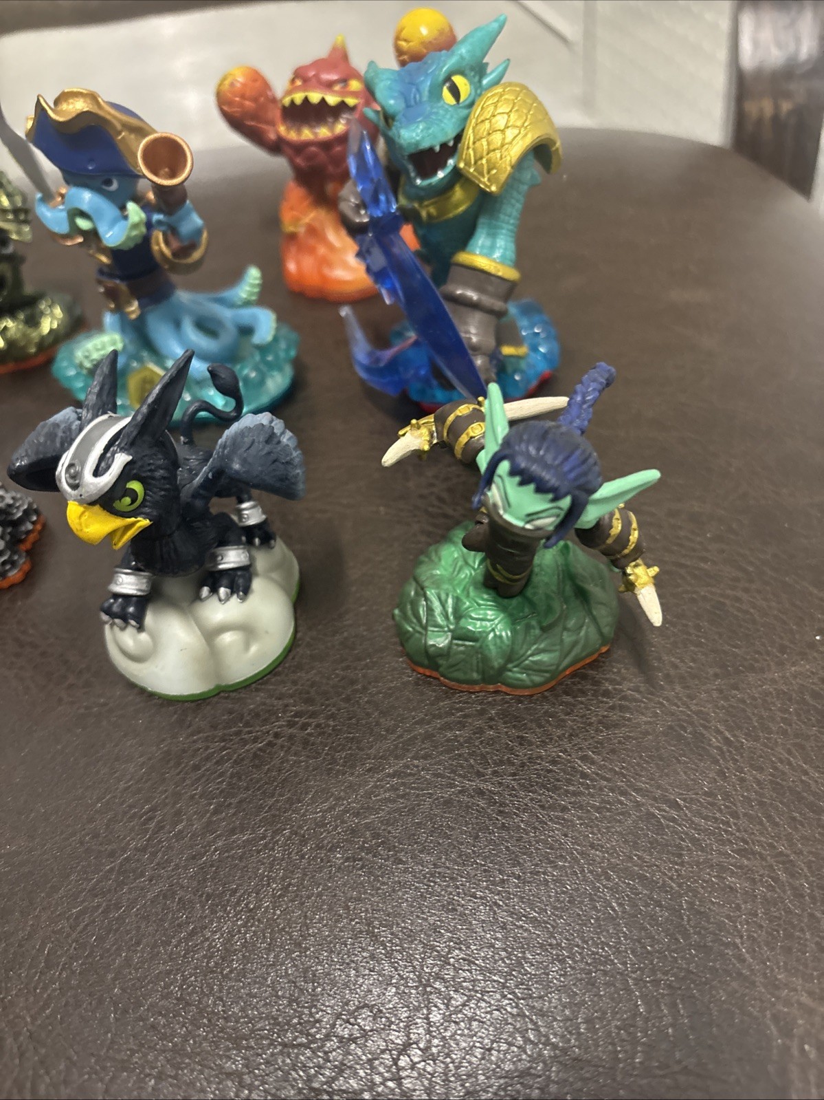 Skylanders Lot Shroom Boom Metallic Fiesta Dark Sea Shadow Erupter Stealth Elf