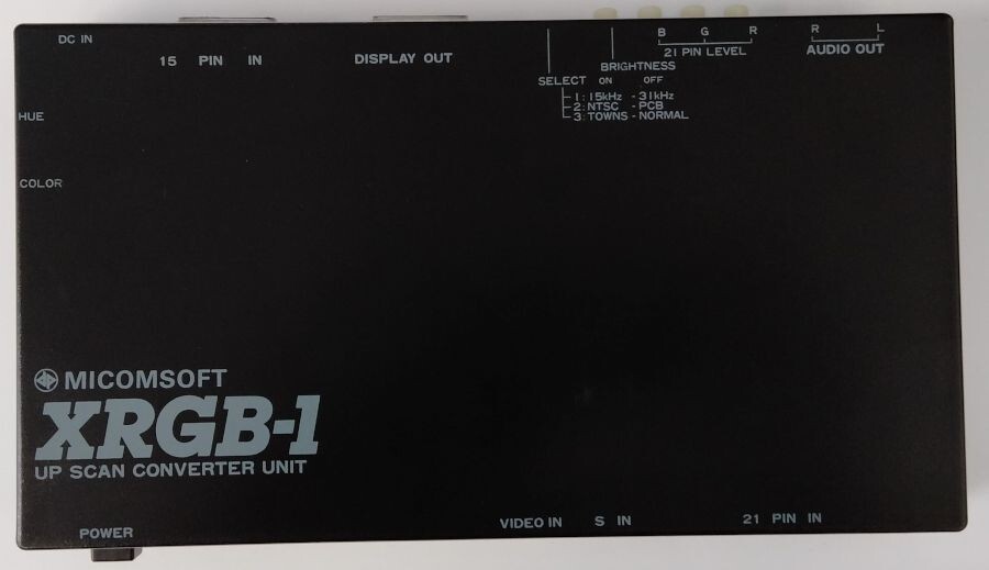 XRGB-1 up scan converter unit Micomsoft Boxed