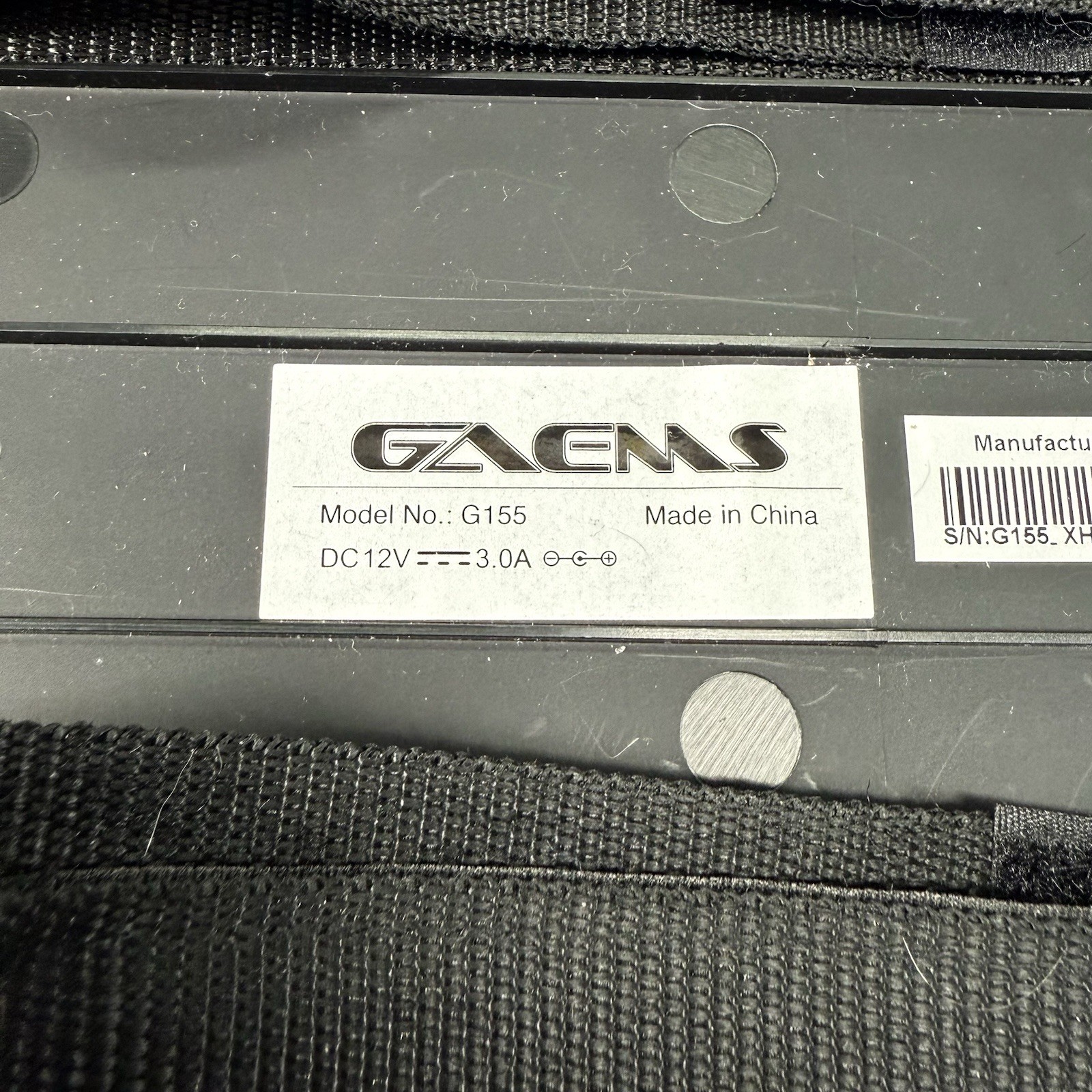 Gaems G155 15.5” Portable Travel Gaming Environment w/ Power Cord | TESTED
