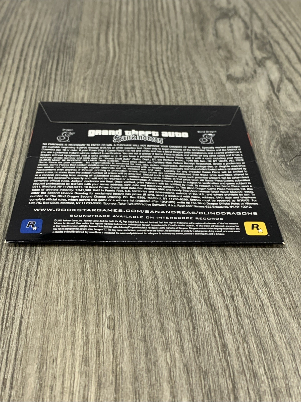 Grand Theft Auto: San Andreas 4 Dragons Casino Poker Chip – Unopened