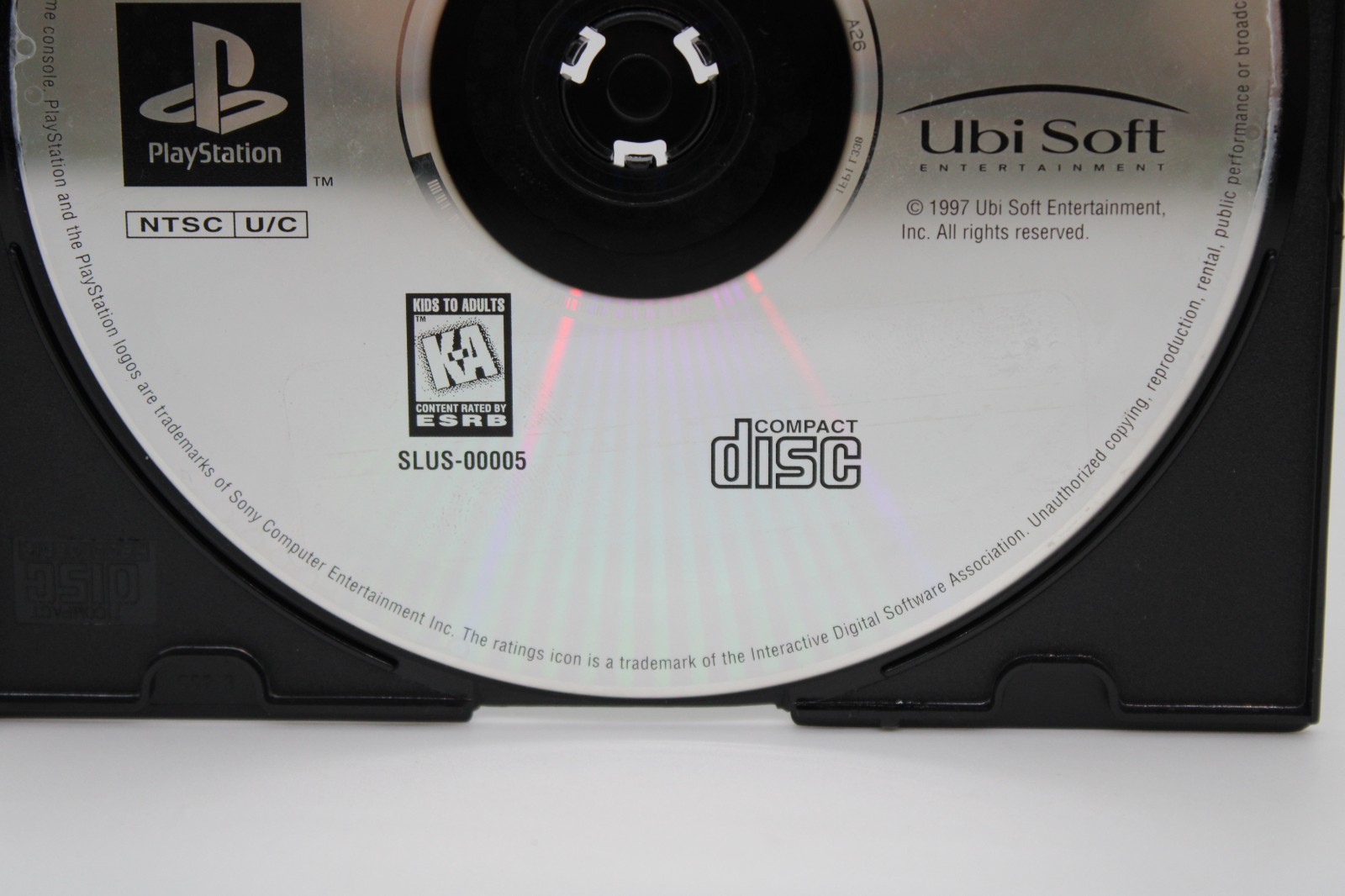 Refurbished PS1 Rayman 1 Greatest Hits GH Disc Only Mint Clean Pristine Good