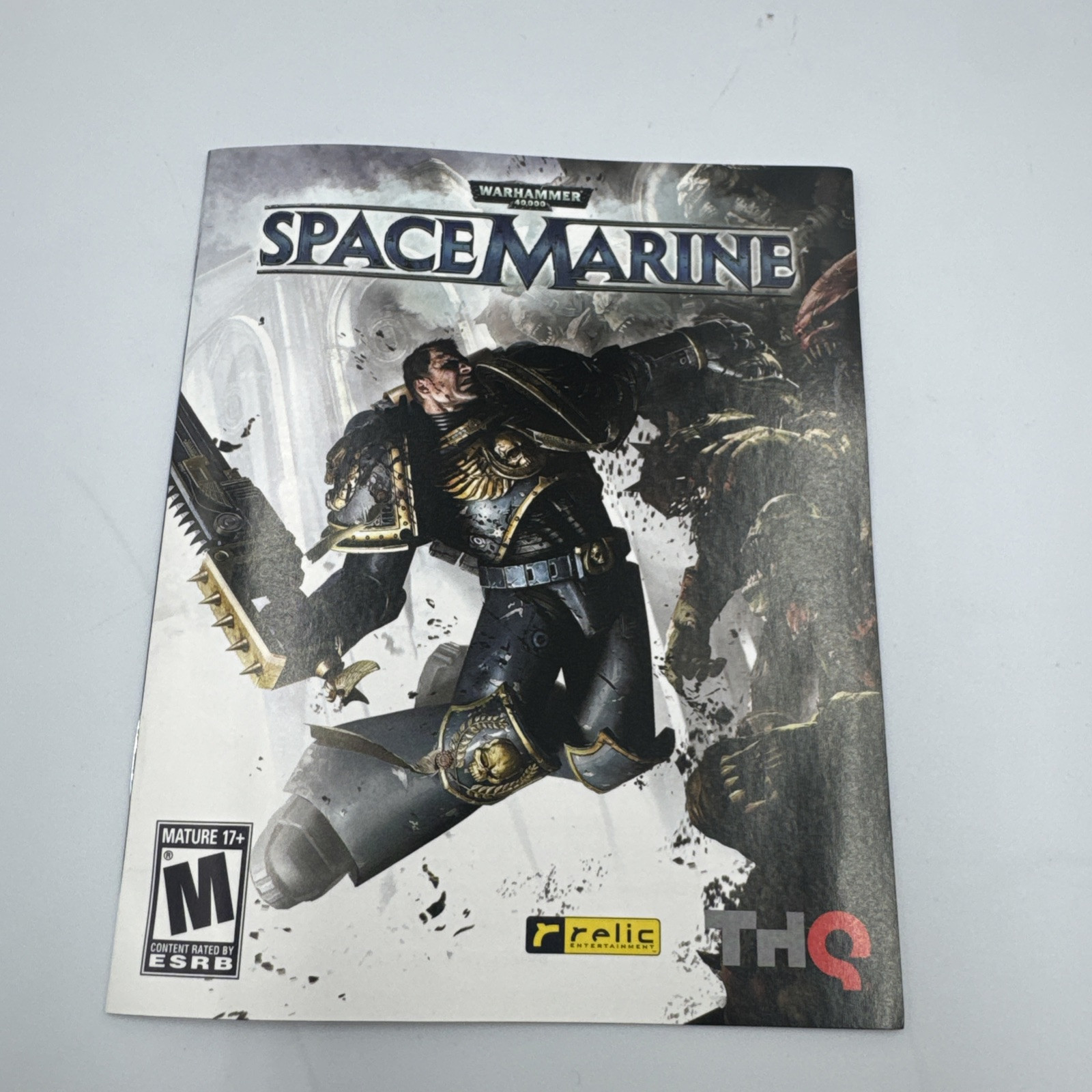 Warhammer 40,000: Space Marine (PlayStation 3 PS3, 2011) Complete CIB Tested