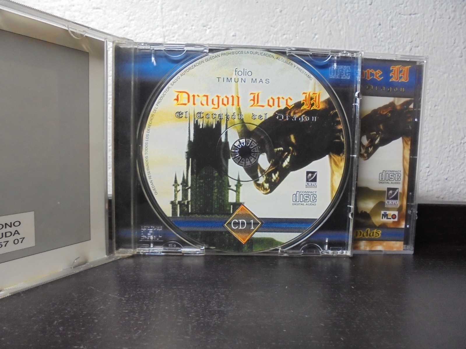 Dragon Lore II PC 3CD-ROM Cryo Interactive Spanish PAL 1996 Complete