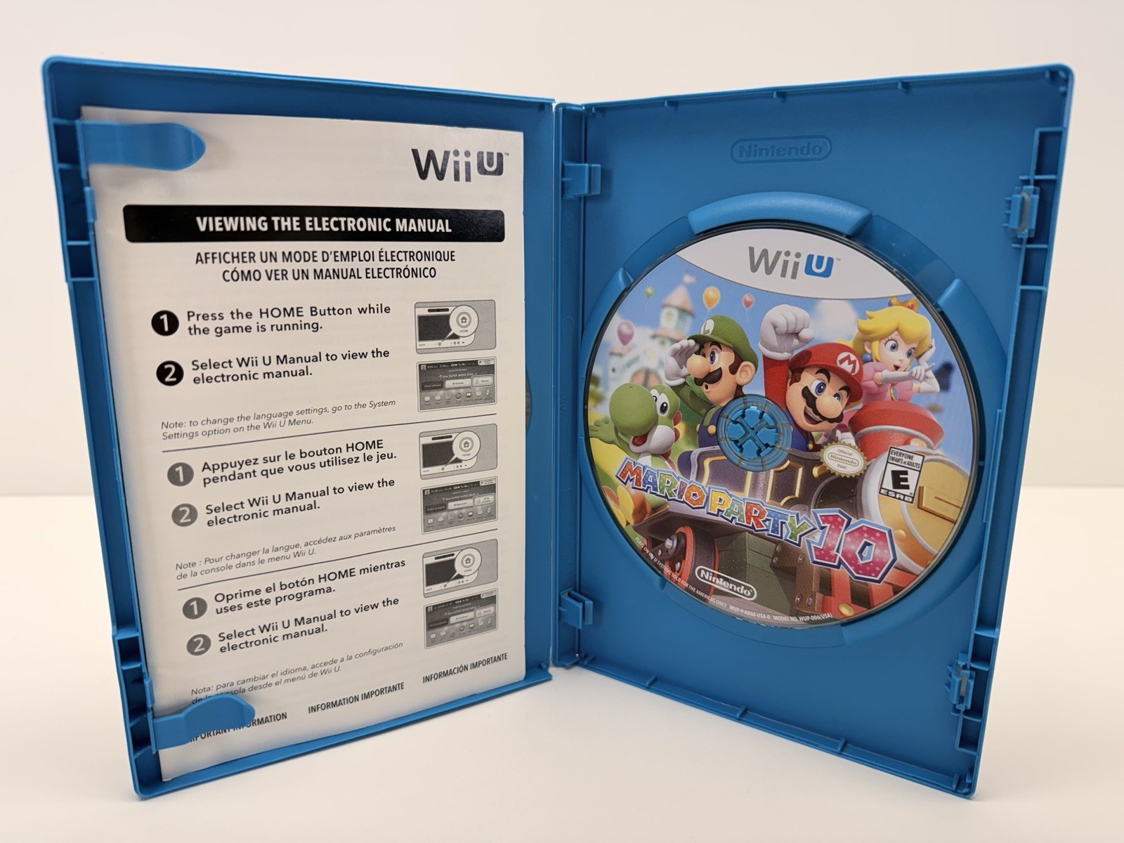 Mario Party 10 Nintendo Wii U (Complete In Box ) With Manual Free Shipping