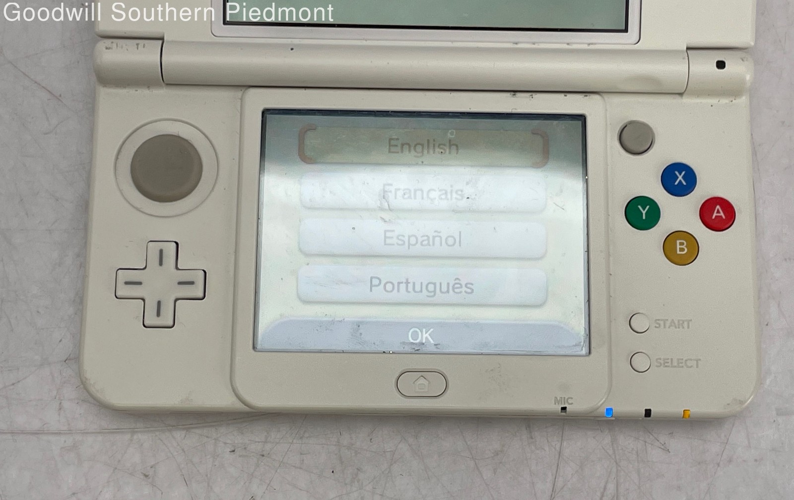 New Nintendo 3DS Mario Black Friday US Handheld Game Console – White – Tested