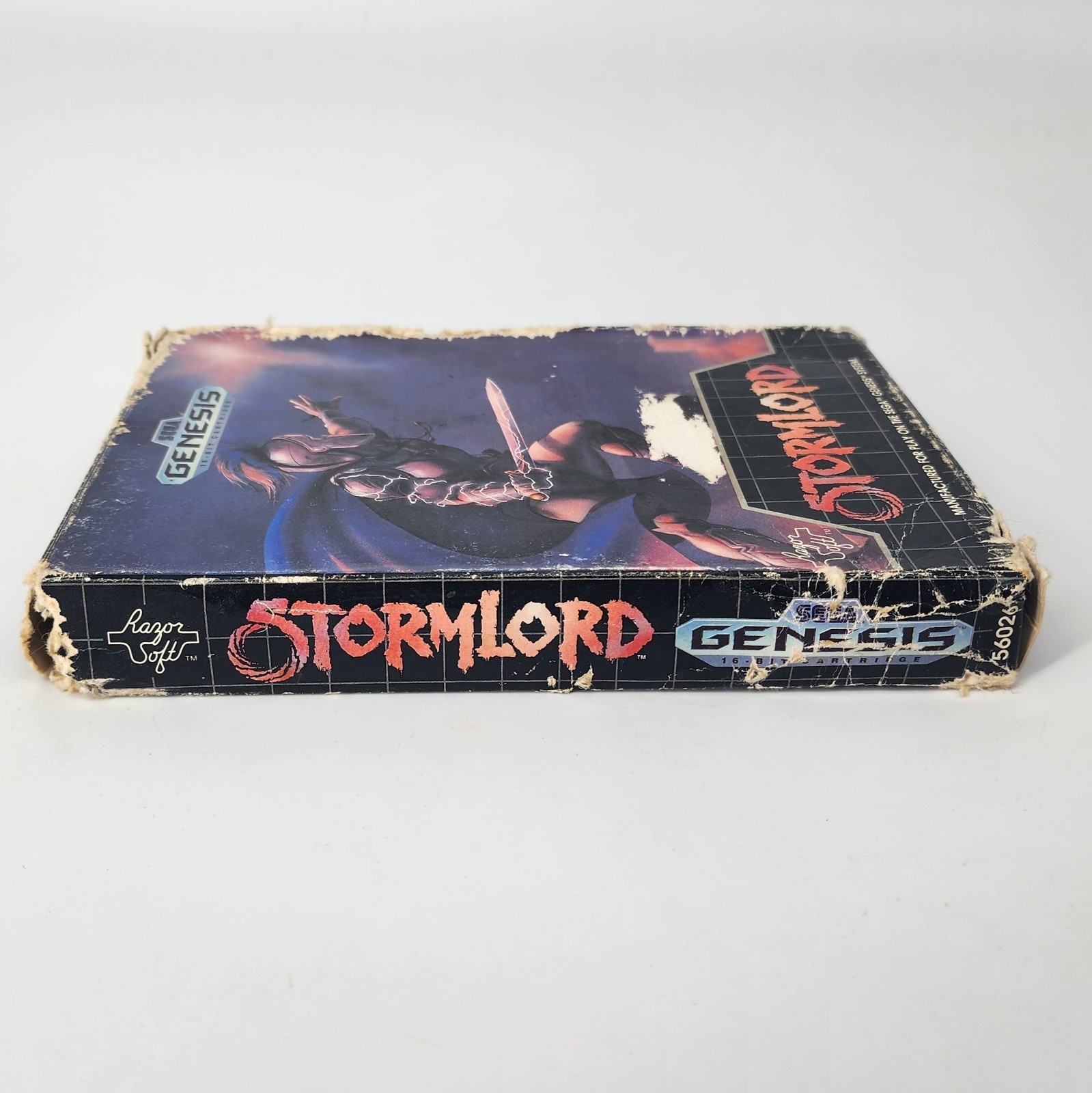Stormlord Sega Genesis Complete Case Cart Manual CLEANED & TESTED w/ Protector!