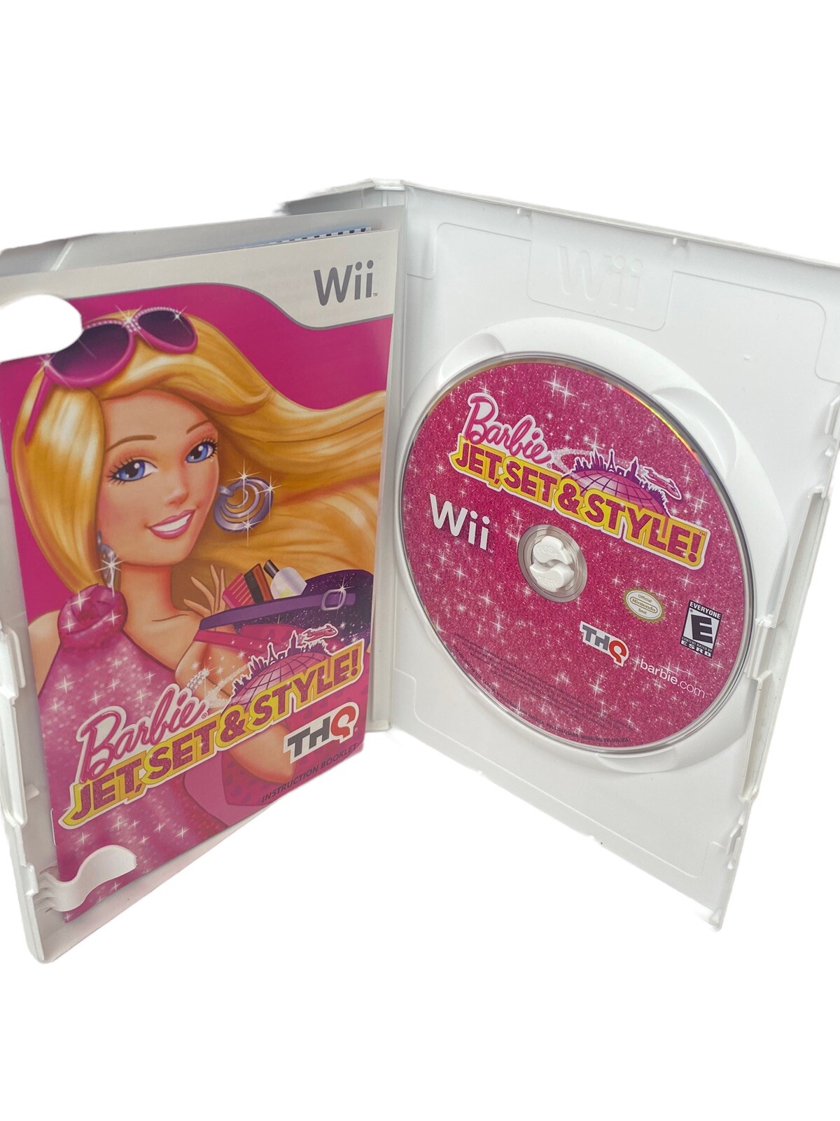 THQ’s Barbie: Jet, Set & Style (Nintendo Wii, 2011) With Manual Complete Tested