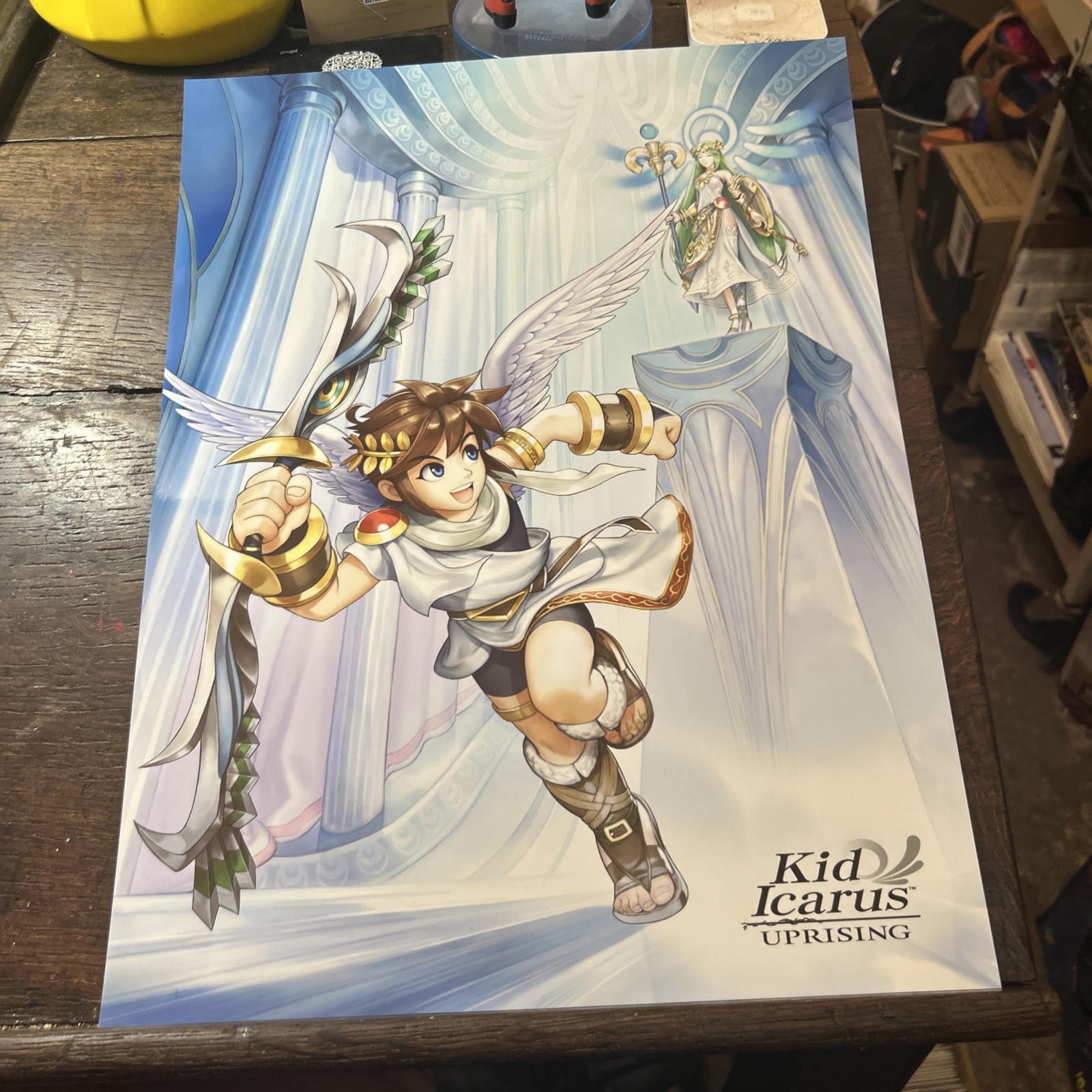 Kid Icarus Uprising Poster Nintendo 3DS Promo SDCC 12.25” X 16.25”