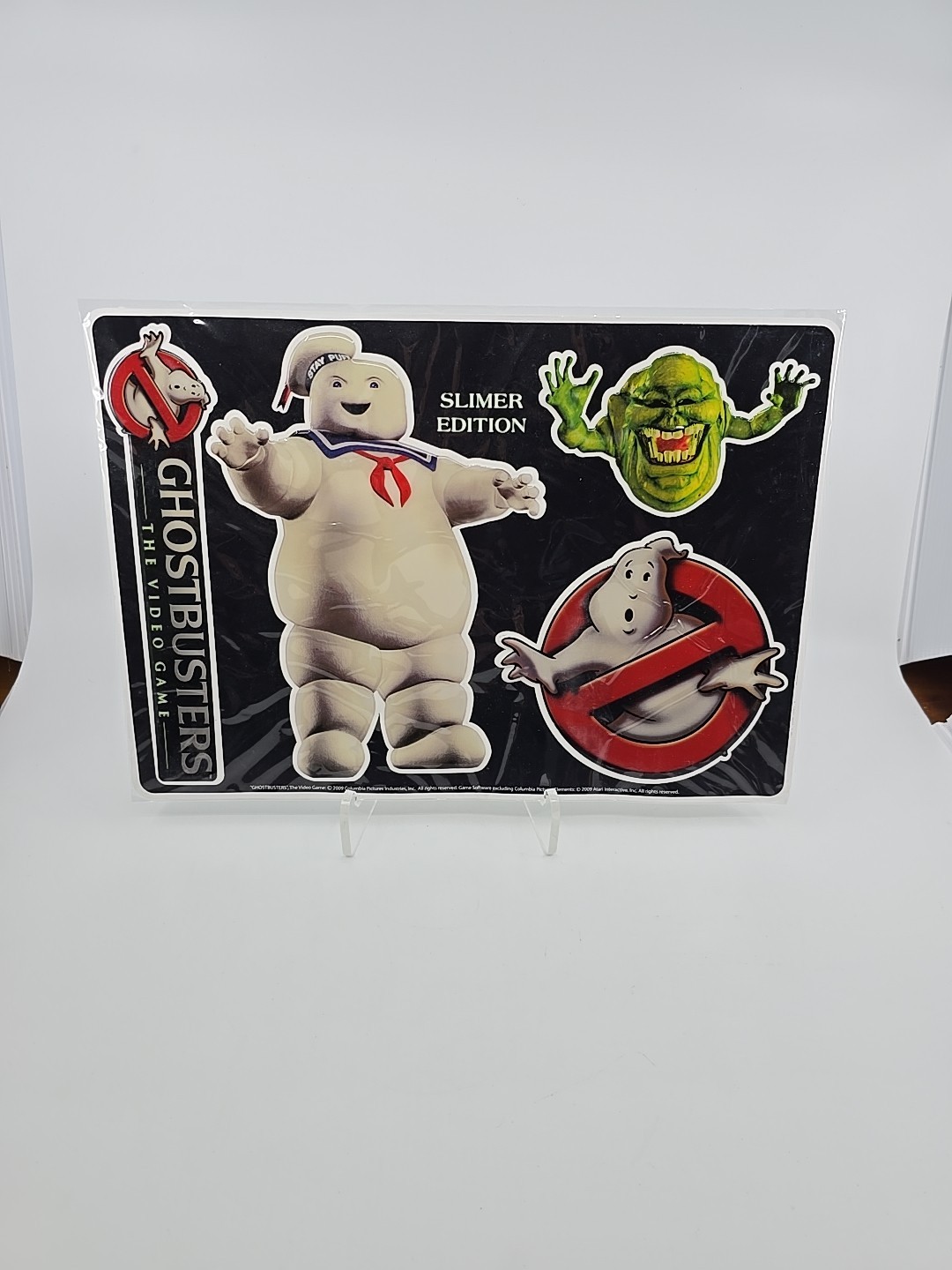 Ghostbusters The Video Game Xbox 360 PS3 Promotional Puffy Sticker Sheet Slimer