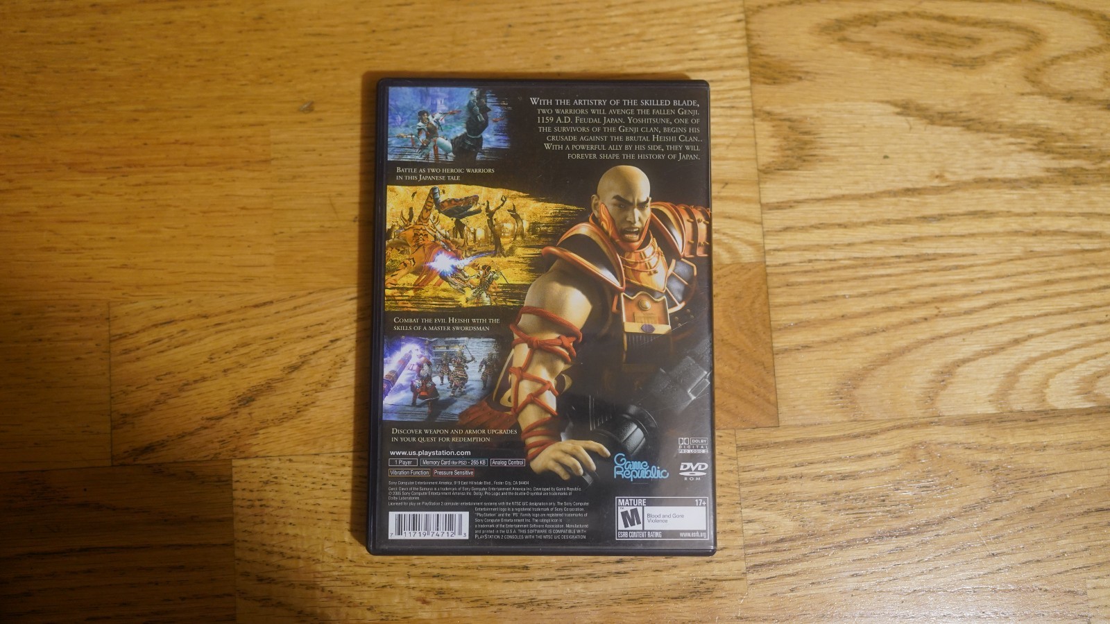 Genji: Dawn of the Samurai (Sony PlayStation 2, 2005) COMPLETE/USED