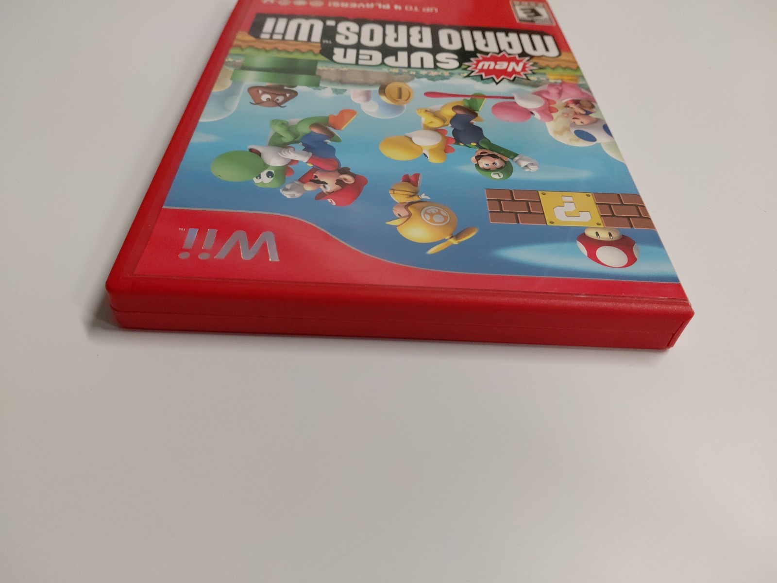 Nintendo Super Mario Bros. Wii Complete Case Manual Multiplayer Platformer