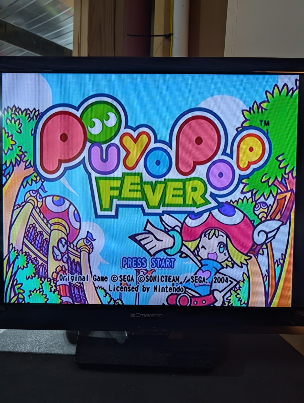 Puyo Pop Fever Nintendo GameCube Game w/ Original Case Tested Works *No Manual*