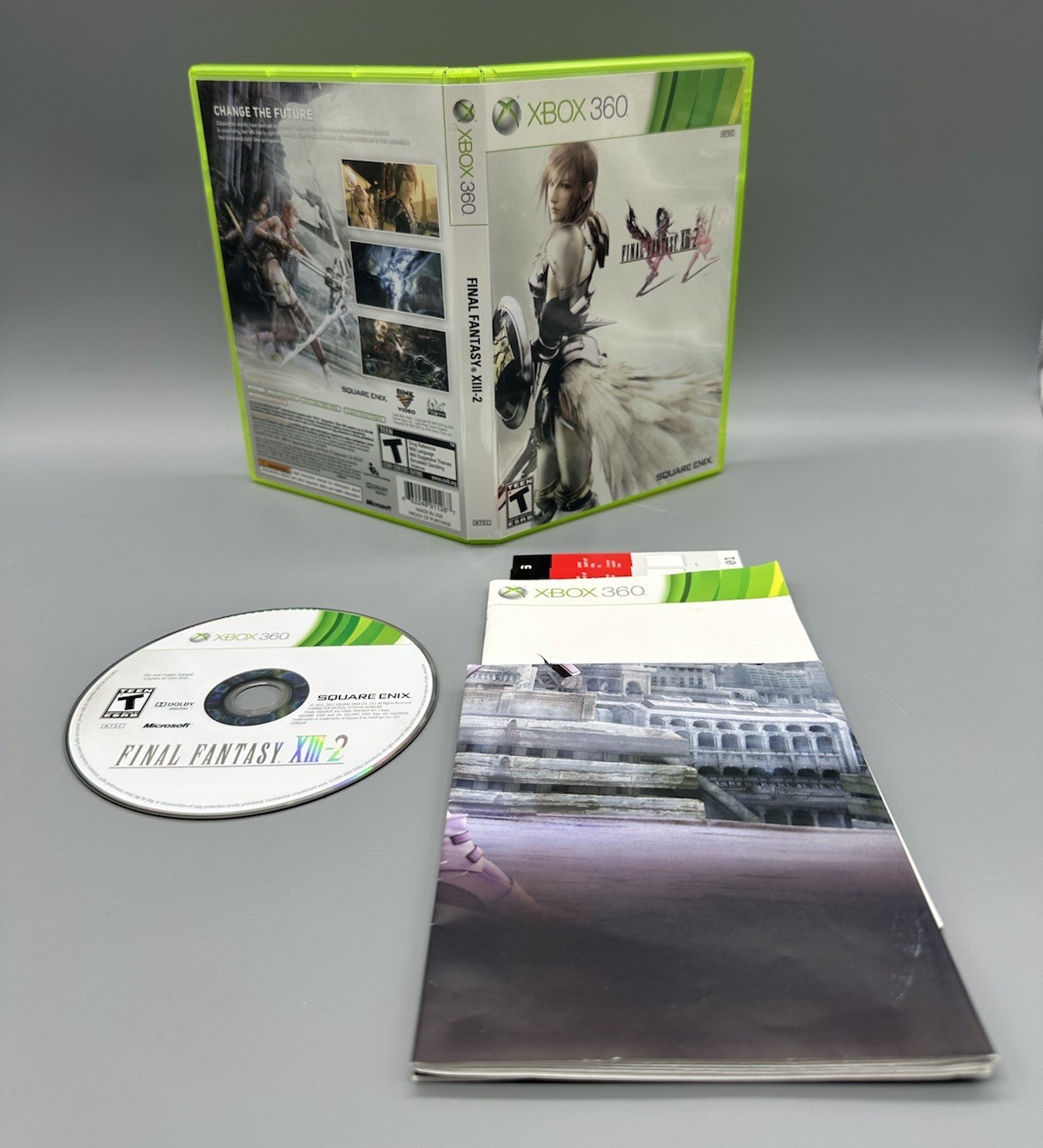 Final Fantasy XIII-2 (Microsoft Xbox 360, 2012) Complete In Box Tested