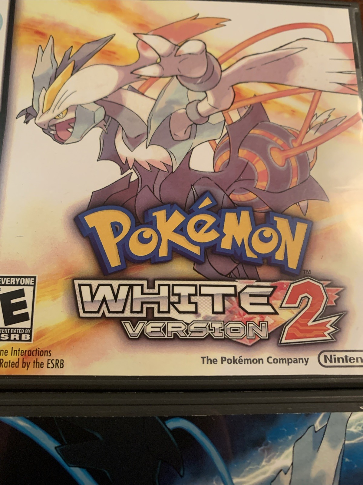 Pokemon White 2 + Black 2 Nintendo DS Replacement Cases Only NO GAMES – Bundle