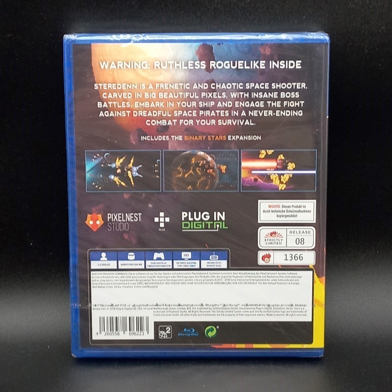 Steredenn PS4 New Sealed [Game in Multi-Language/Strictly Limited/Shoot’em up Sh