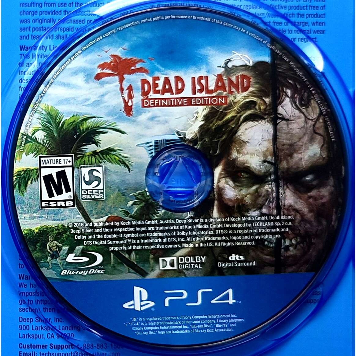 Dead Island Definitive Collection – Sony Playstation 4 Pristine Authentic