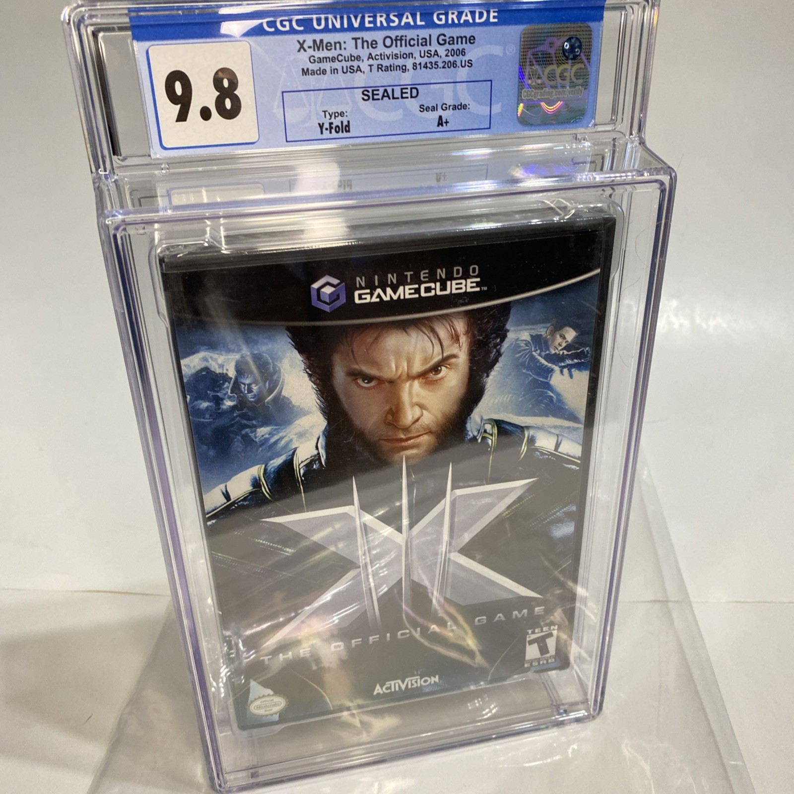 CGC 9.8 A+ SEALED X-MEN 1st Print The Official Game [MARVEL] (Nintendo GameCube)