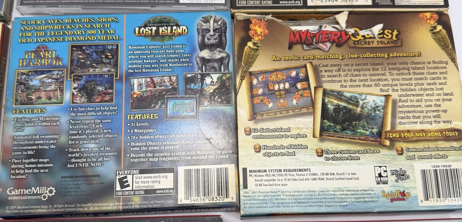 2000s PC CD Games 13 Used Open Lot Of 13 Games