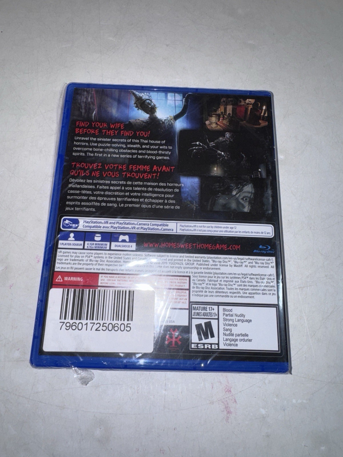 Home Sweet Home Sony PlayStation 4 PS4 PSVR VR Horror Brand New