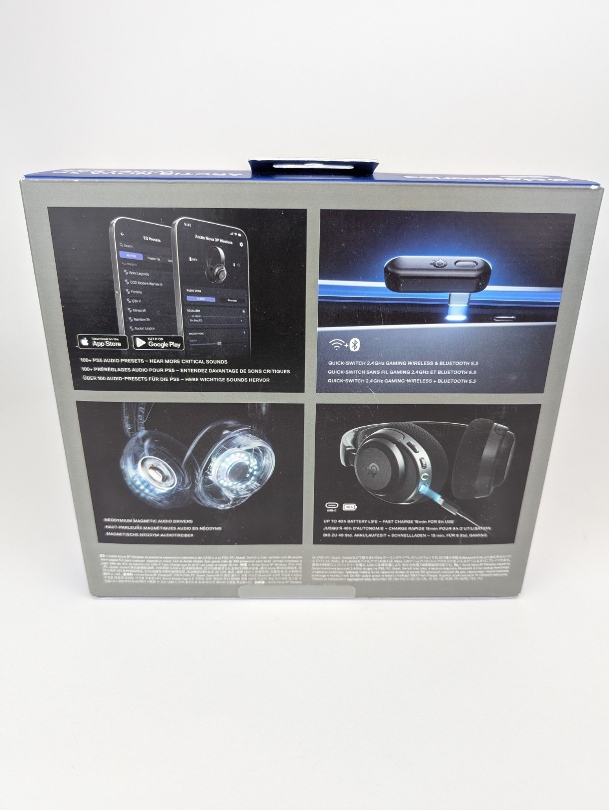 SteelSeries Arctis Nova 3P Wireless Multi-Platform Gaming Headset — Mobile App