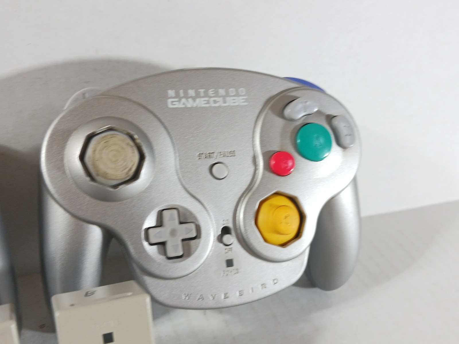 Nintendo Gamecube Wavebird Wireless Controller With Receivers Platinum Lot Set
