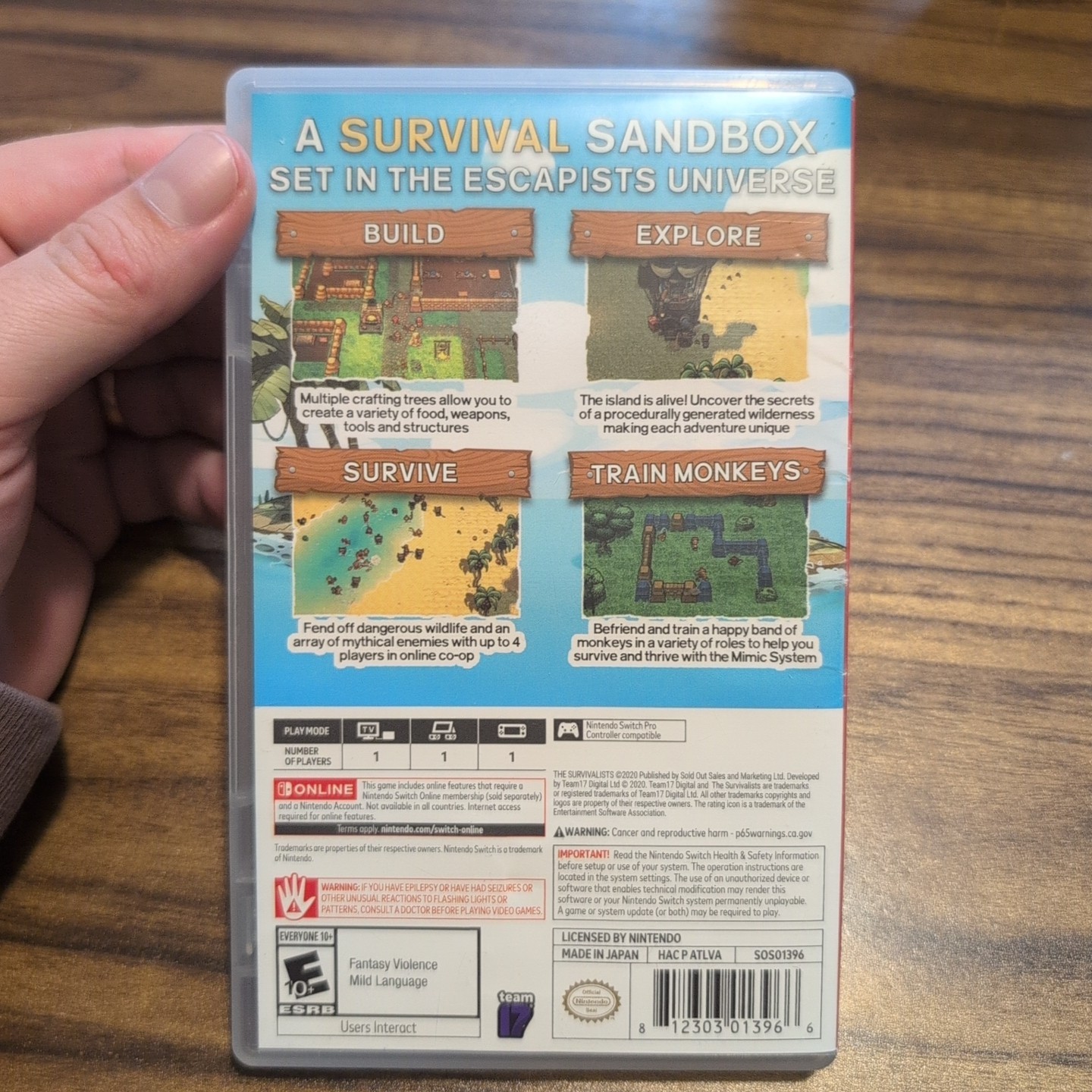 The Survivalists – Nintendo Switch Video Game Team 17 Co Op