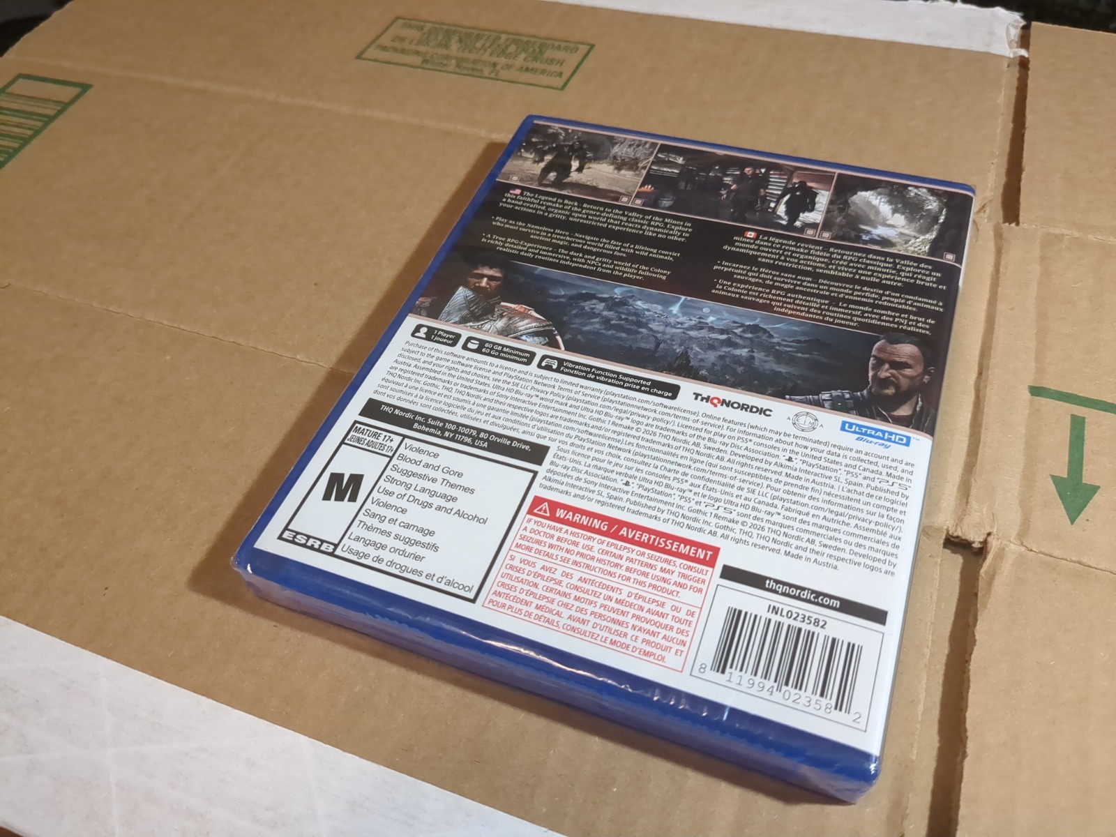 Gothic 1 Remake (PS5 / Playstation 5) BRAND NEW