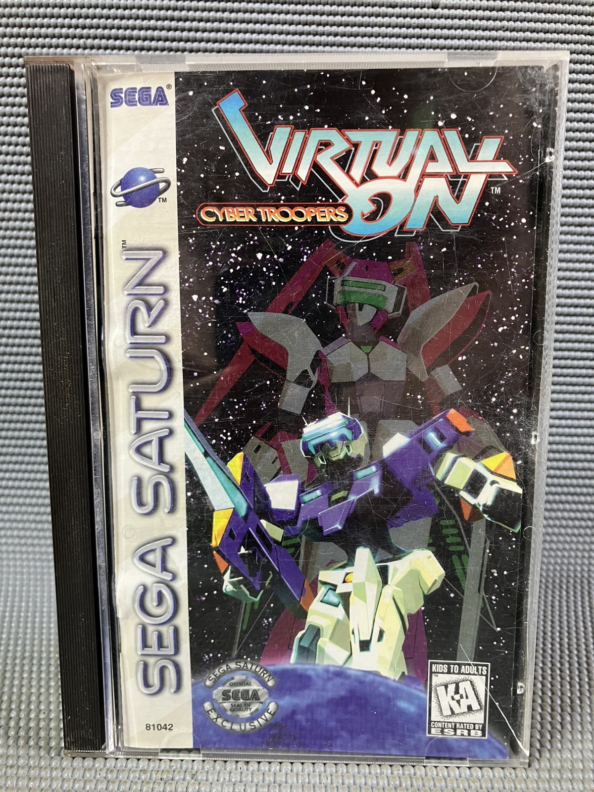 Virtual On: Cyber Troopers (Sega Saturn, 1996) CIB Complete w Reg Card – Tested