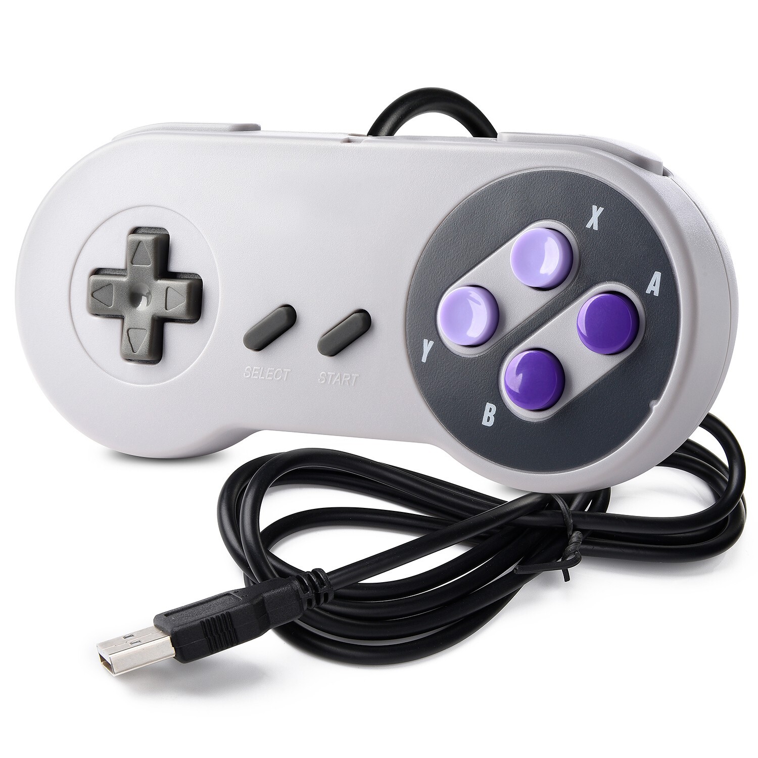 For Raspberry Pi PC Mac Linux USB SNES Controller Gaming Wired Joypad Joystick