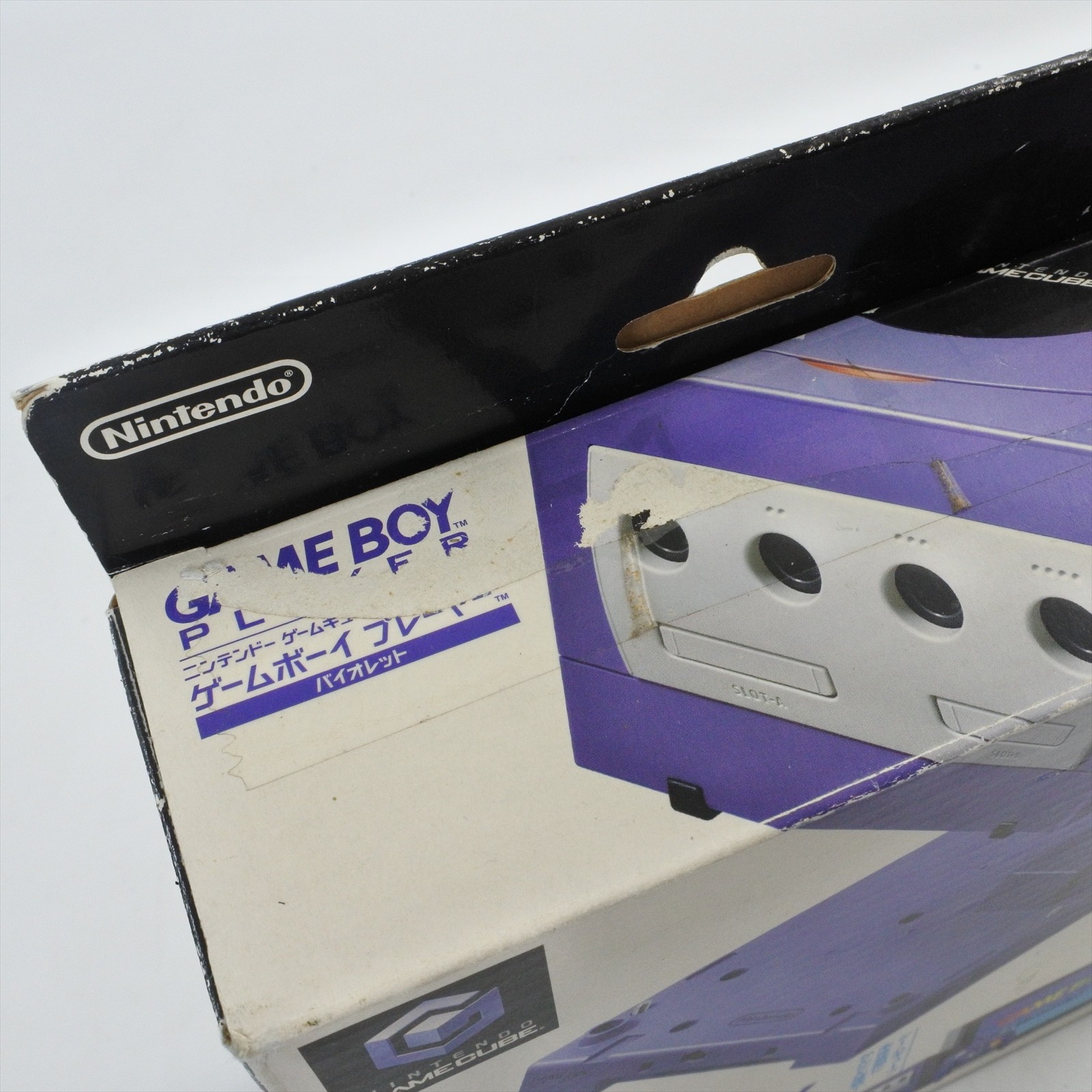 Nintendo Game Boy Player Violet DOL-017 Console Boxed Gamecube Tested Ref 0708