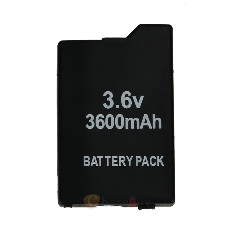 For PSP Slim 2000 3000 2001 Rechargeable Replacement Battery 3600mAh/WallCharger