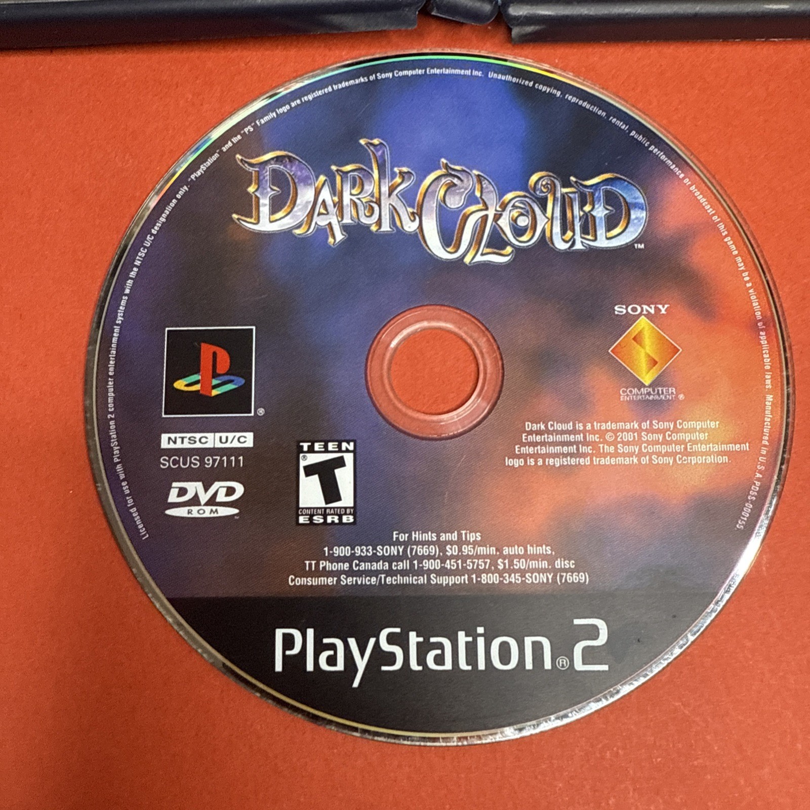 Dark Cloud PS2 – Sony PlayStation 2 No Manual |Tested