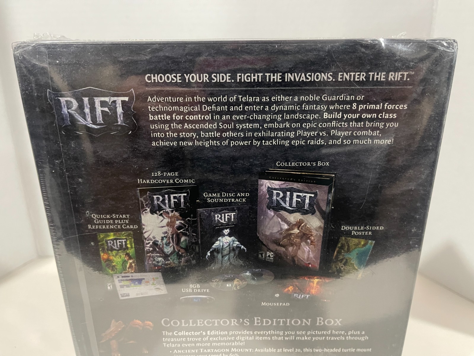 Rift: Collector’s Edition PC, 2011 Soundtrack Mouse Pad Trion NTSC New Sealed