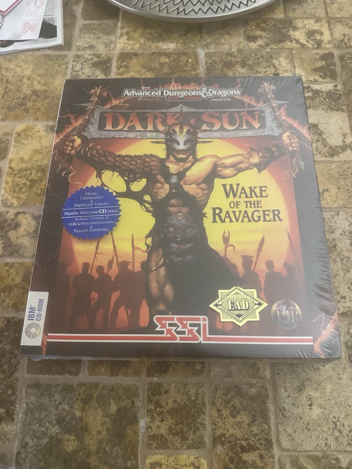 AD&D 2nd Ed. Dungeons & Dragons Dark Sun Wake Of The Ravager PC Game Sealed