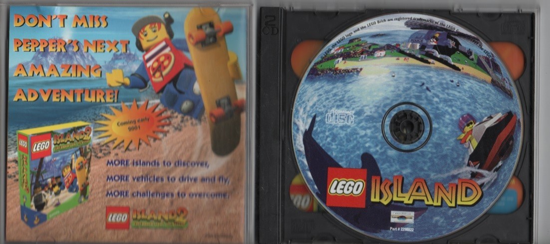 LEGO Island 3D Action Adventure (PC, 1997) Plus Demo CD ROM video game