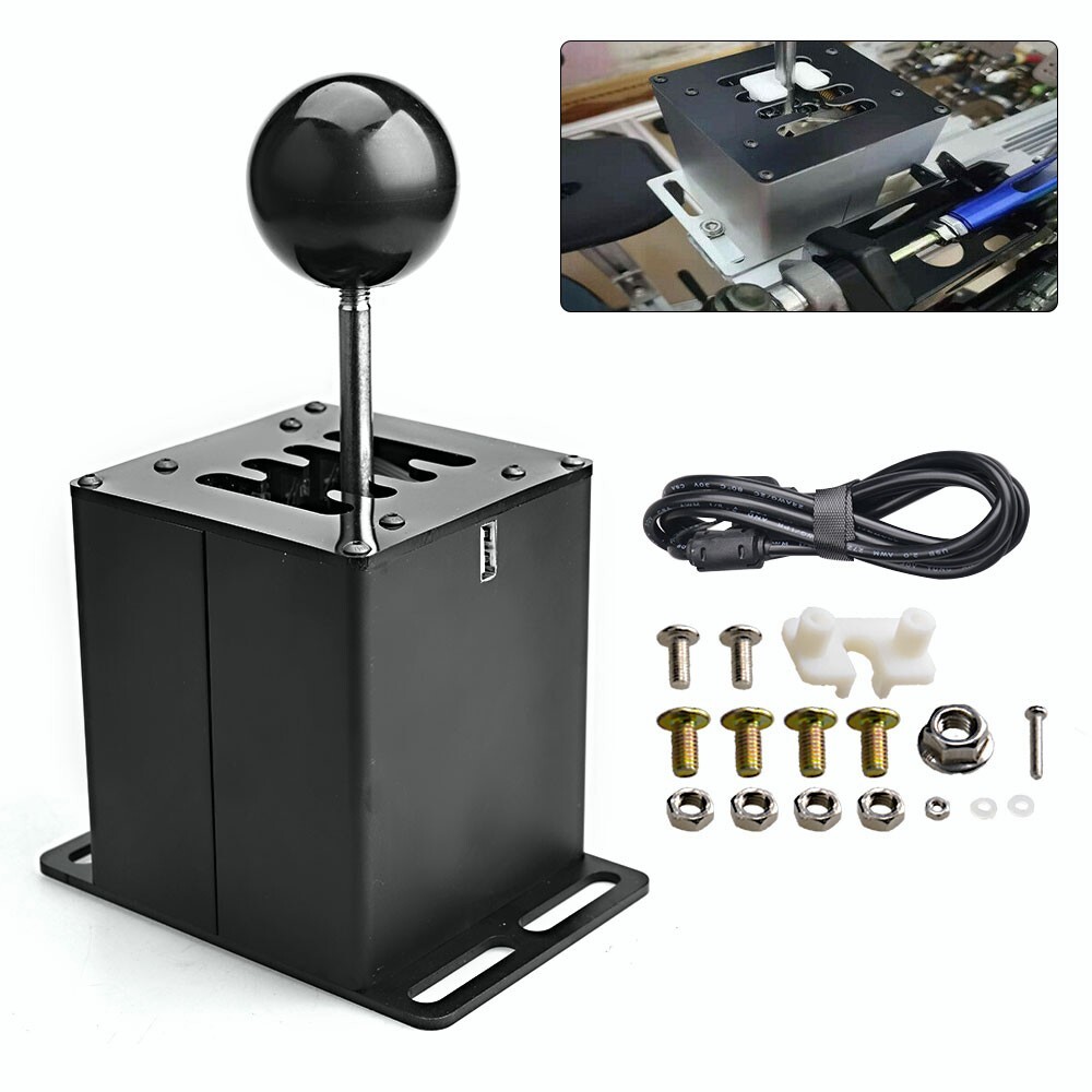 PC USB H Gear Shifter Sim Racing Game For Logitech G29 G27 G25 G920 T300RS/GT