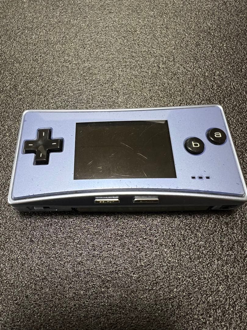 Nintendo Gameboy Micro BlueSilver Console 1Game Working s2107M