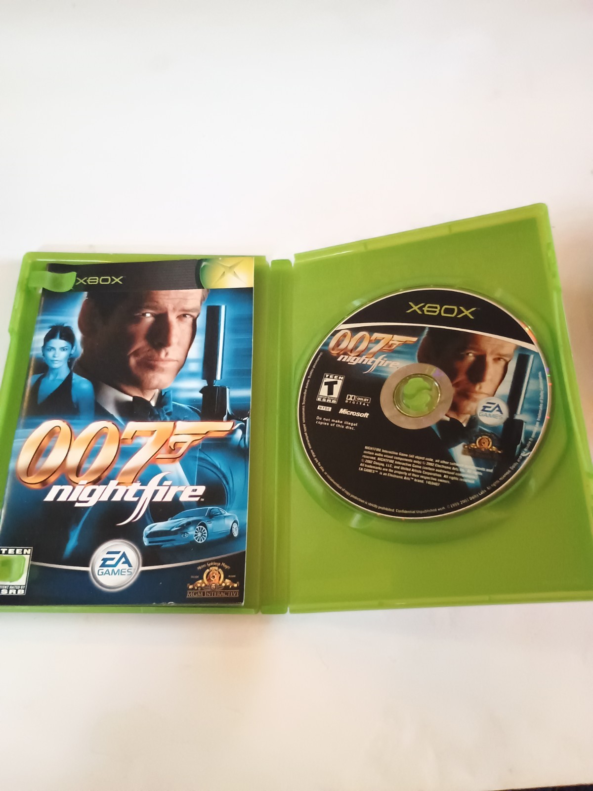 007 Nightfire Xbox Video Game James Bond Action Shooter Multiplayer