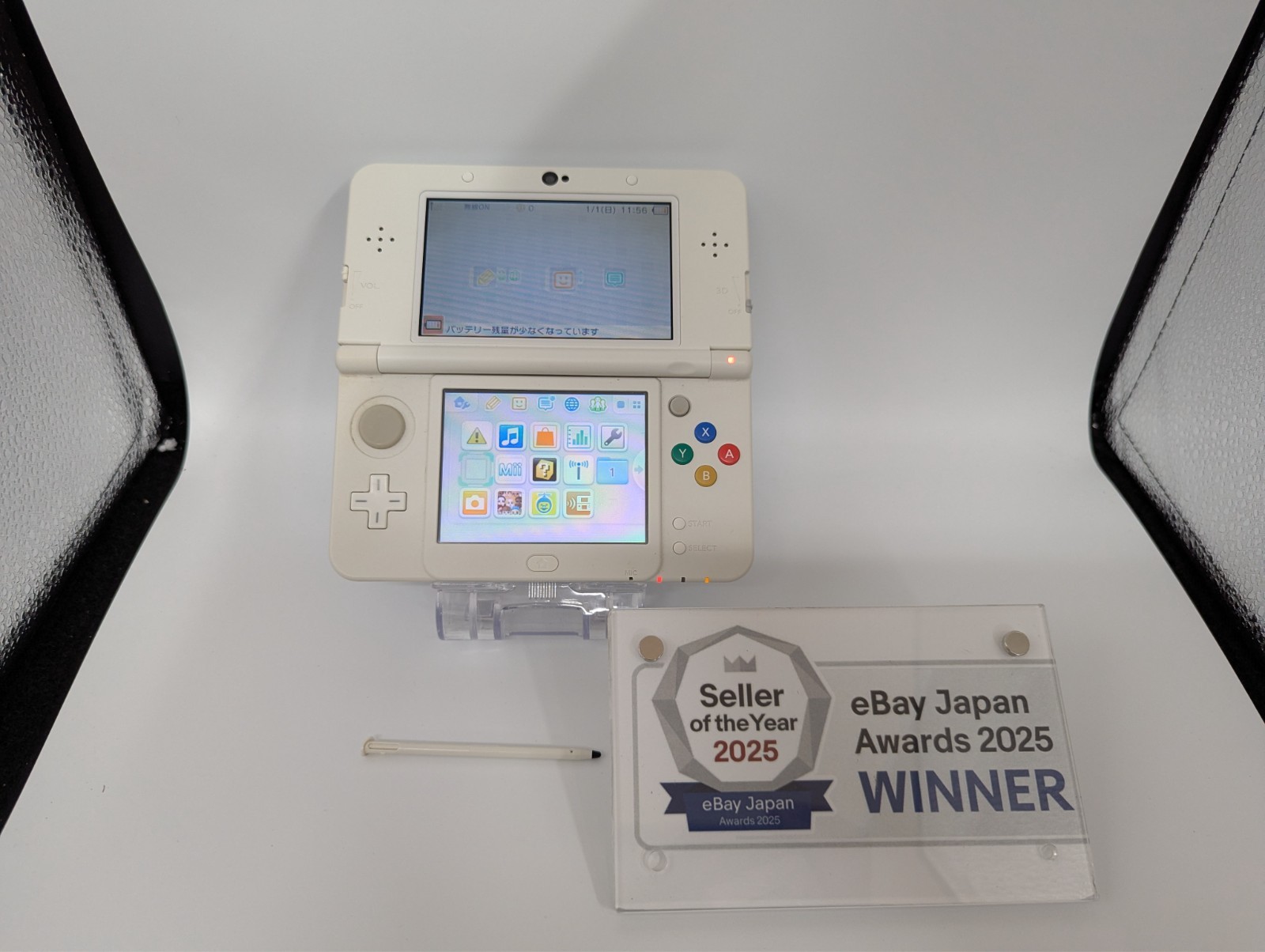 B389 Nintendo new 3DS console White Japan ｗ/pen fx　No. 052 Kyary Pamyu Pamyu