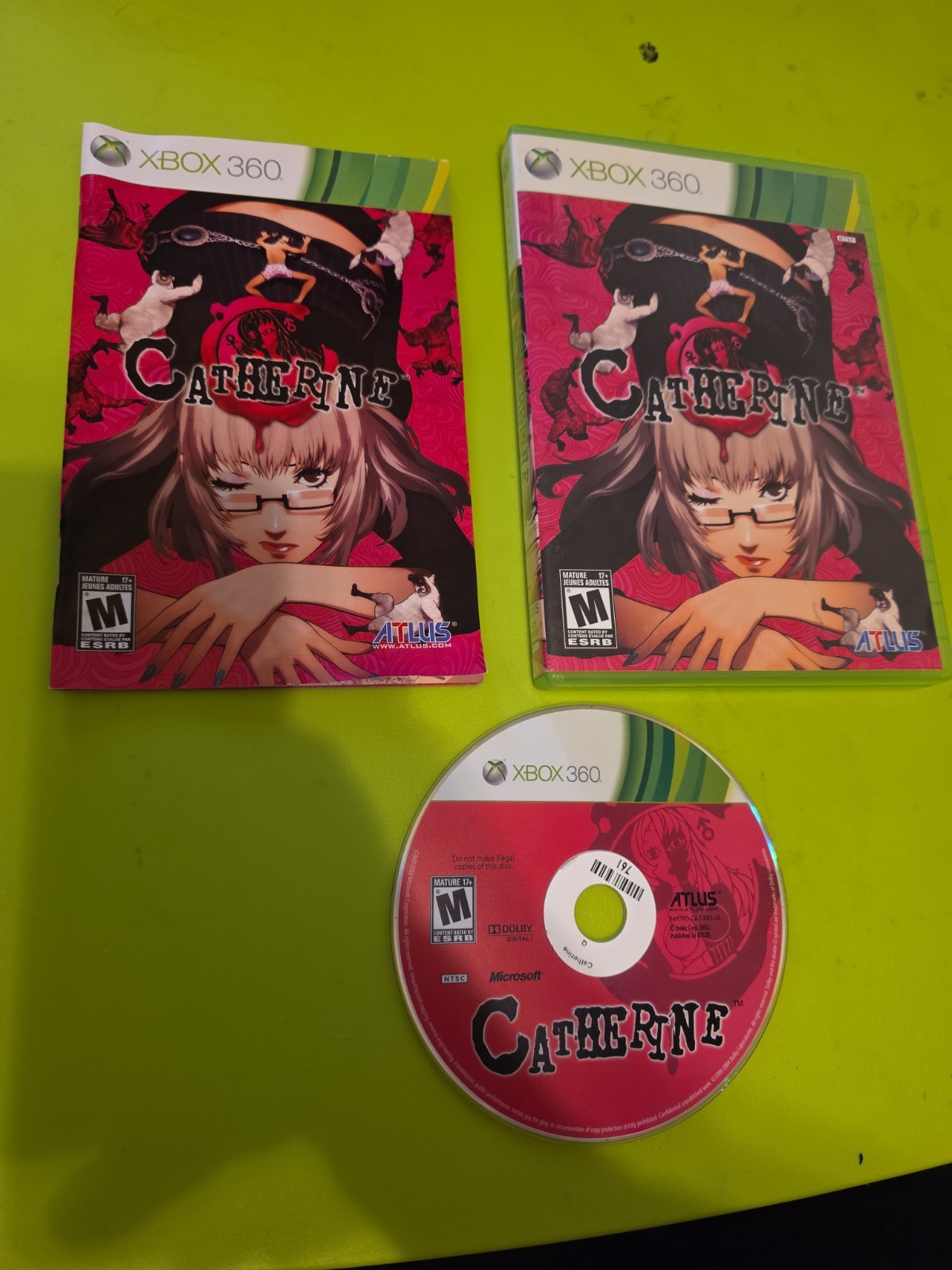 Catherine Microsoft Xbox 360 Authentic Free Fast Shipping