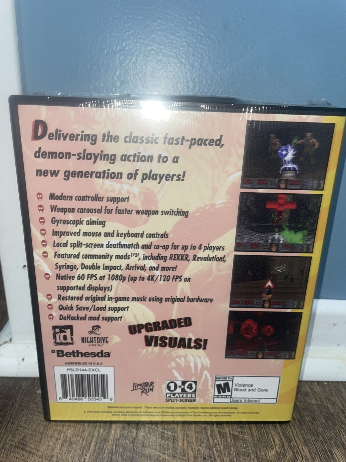 DOOM + DOOM II 1 + 2 PS5 Playstation 5 10th Anniversary Collector’s Variant New
