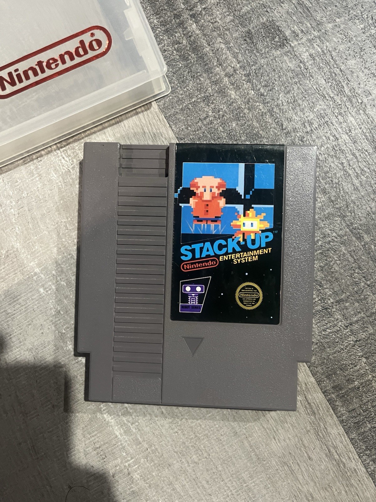 Stack Up (Nintendo NES, 1985) 5-Screw, Authentic Cartridge Only TESTED NTSC