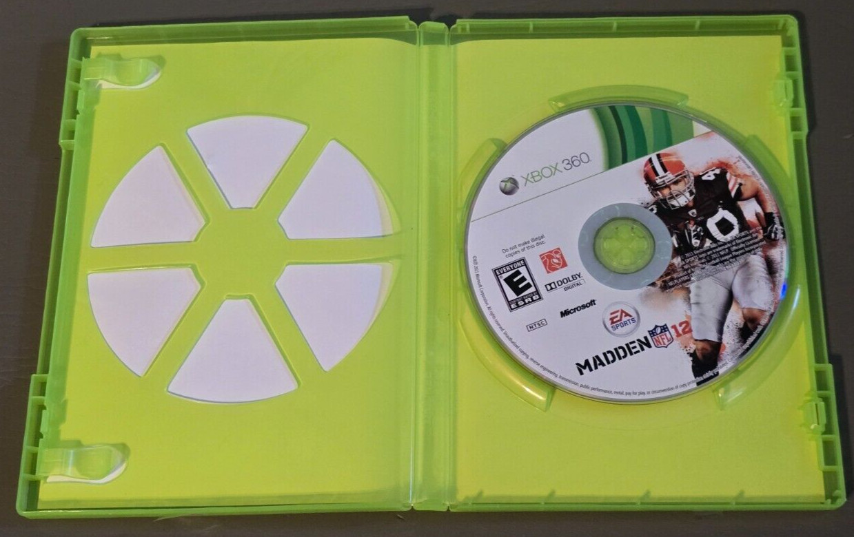 Madden NFL 12 Xbox 360 Loose Tested