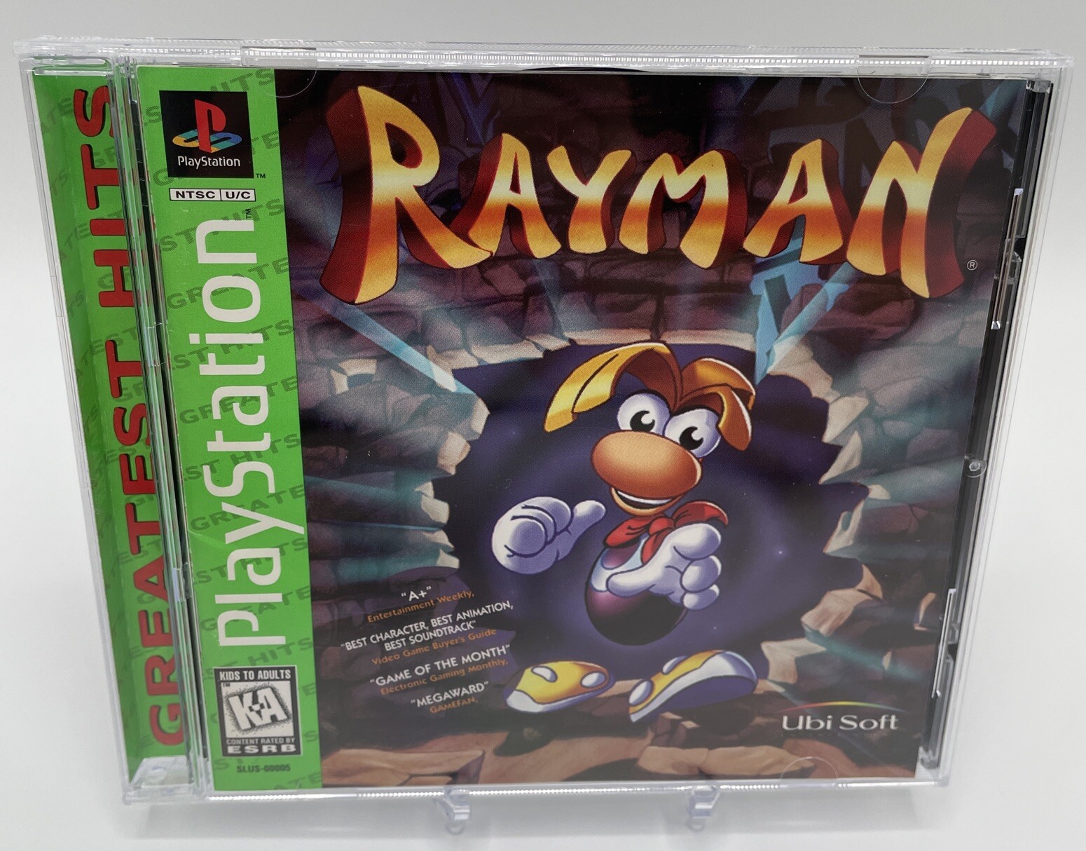 Rayman PlayStation 1 PS1 Complete CIB Greatest Hits Tested