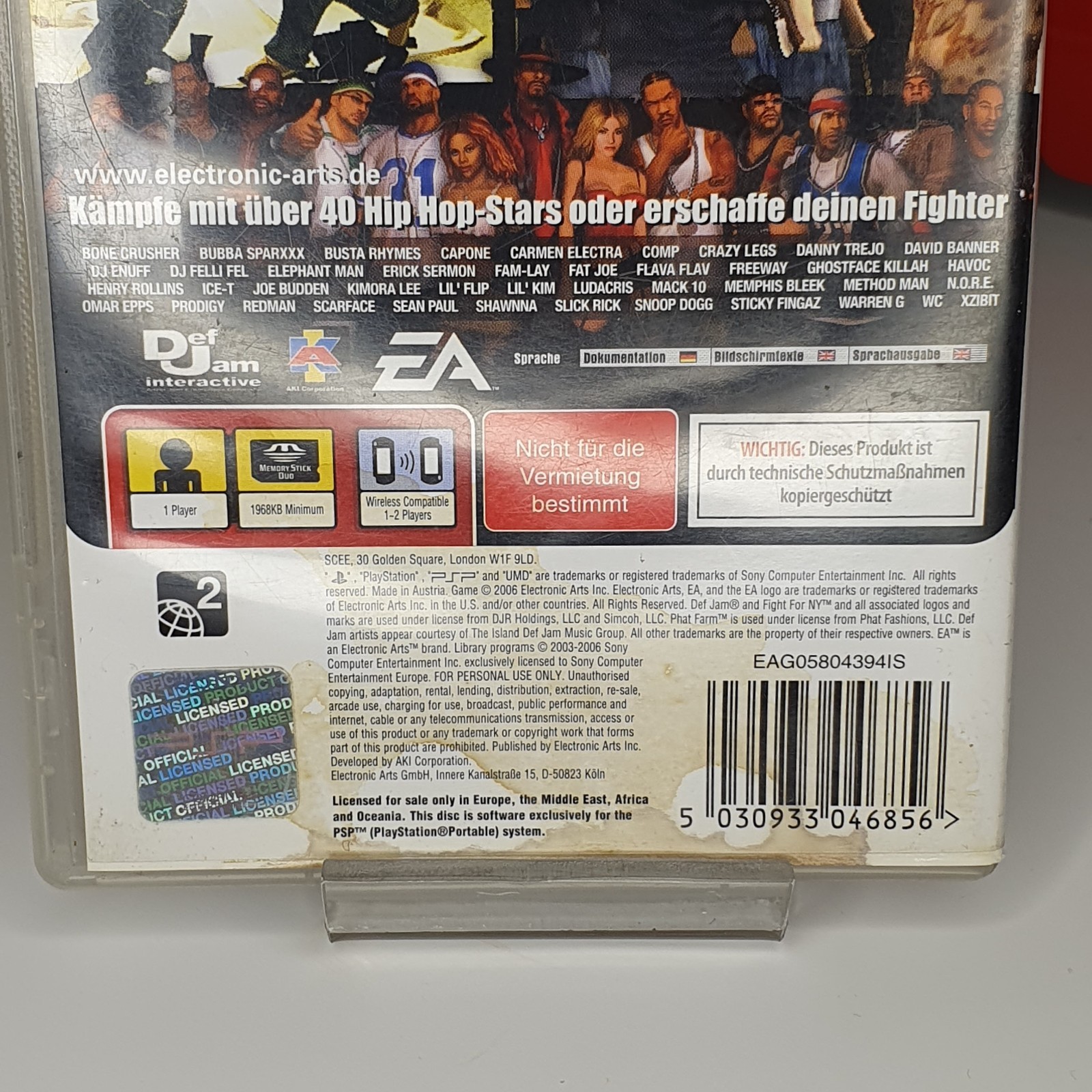 Def Jam Fight for NY the Takeover Sony PSP Tested (read the description)