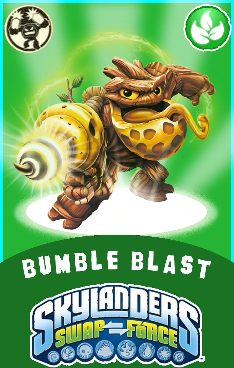 Skylanders Swap Force Lightcore Bumble Blast NFC Card FREE SHIPPING
