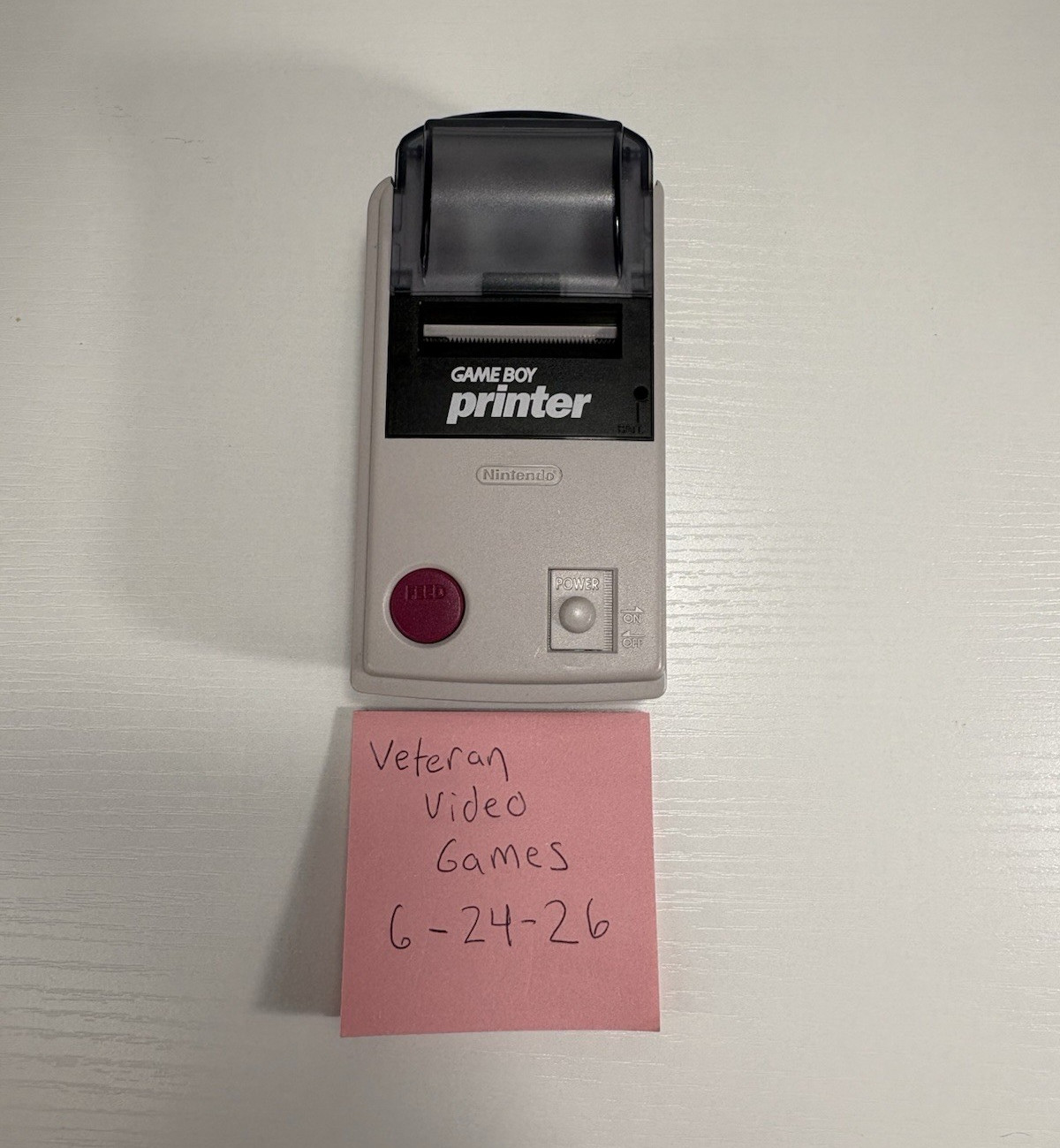 Nintendo Game Boy Printer AS IS UNTESTED