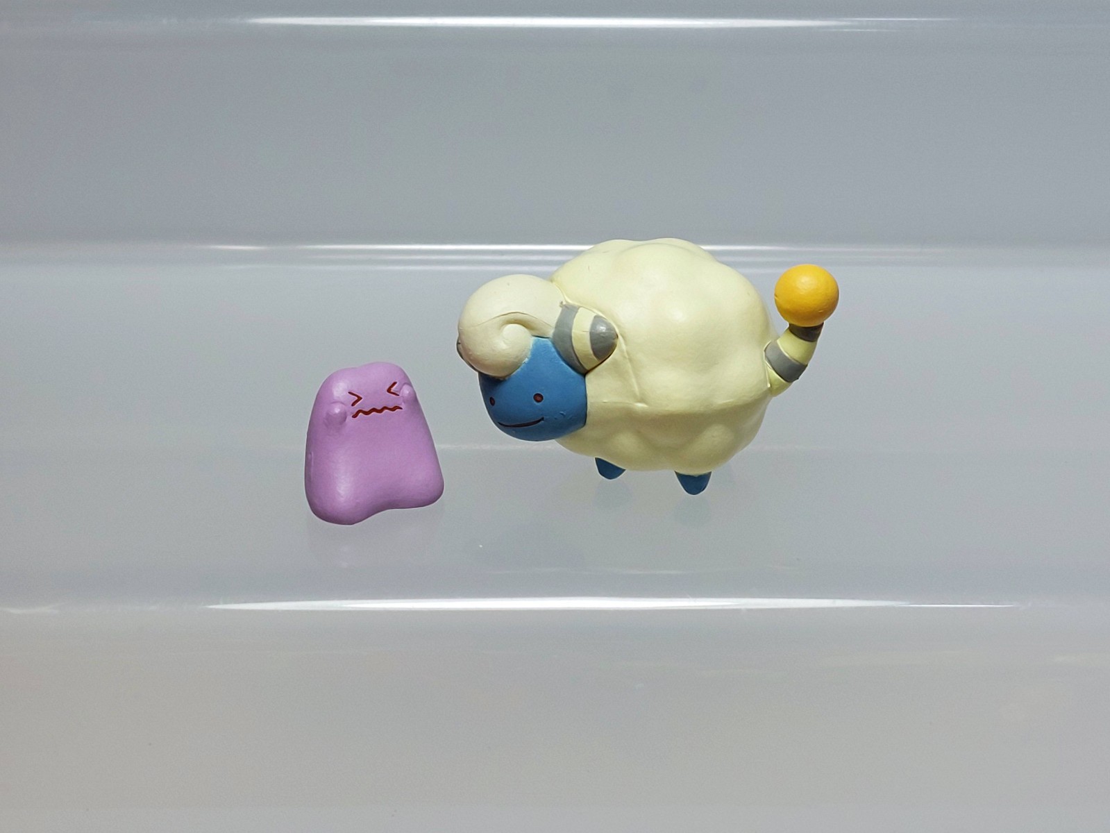 Pokemon Center 2018 Figure Collection Henshin! Metamon Ditto Mareep J09 0.8in
